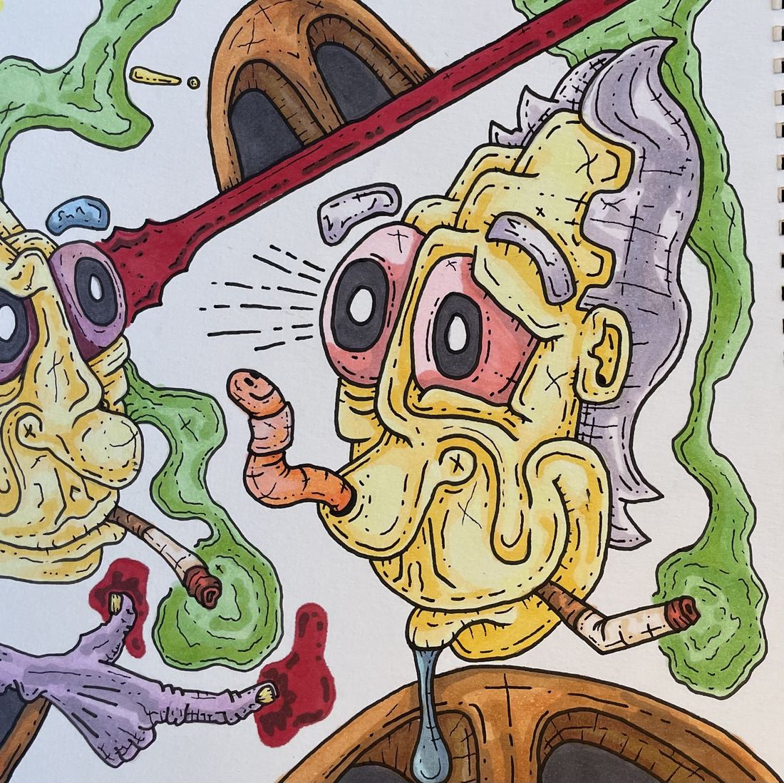 Mastif Designs original sketchbook piece