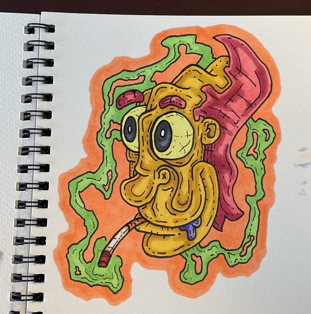 Mastif Designs original sketchbook piece