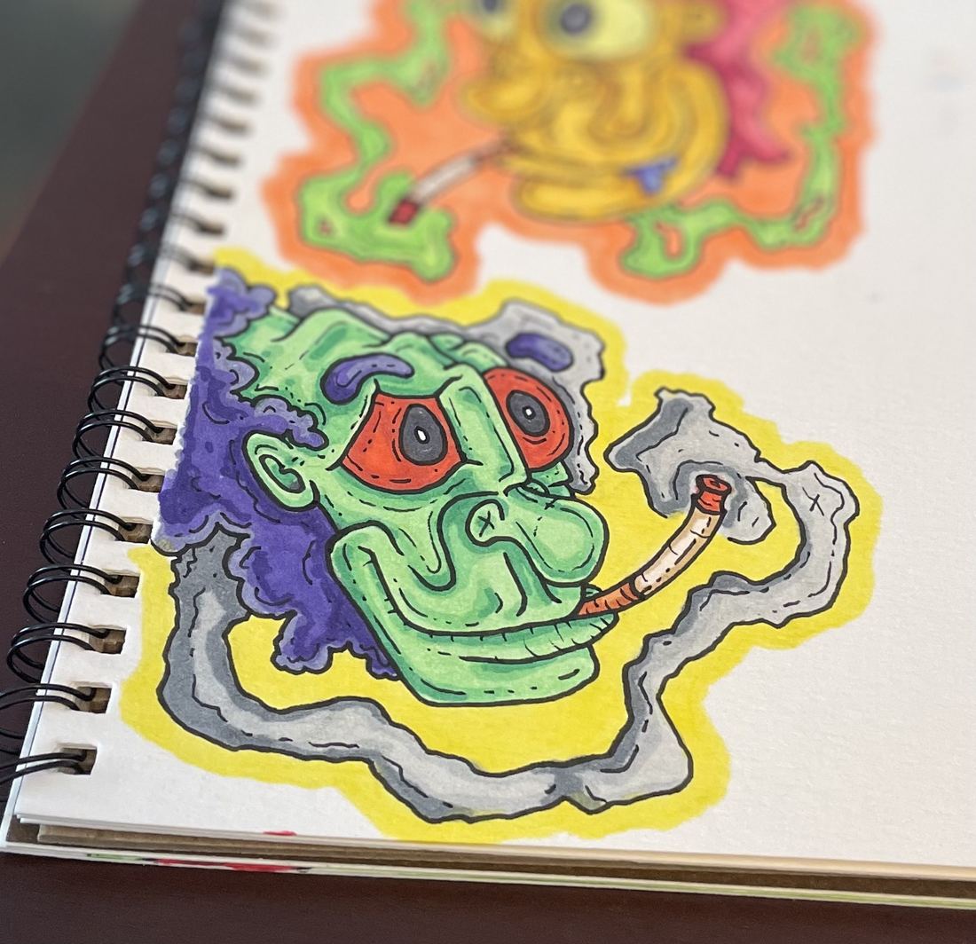 Mastif Designs original sketchbook piece