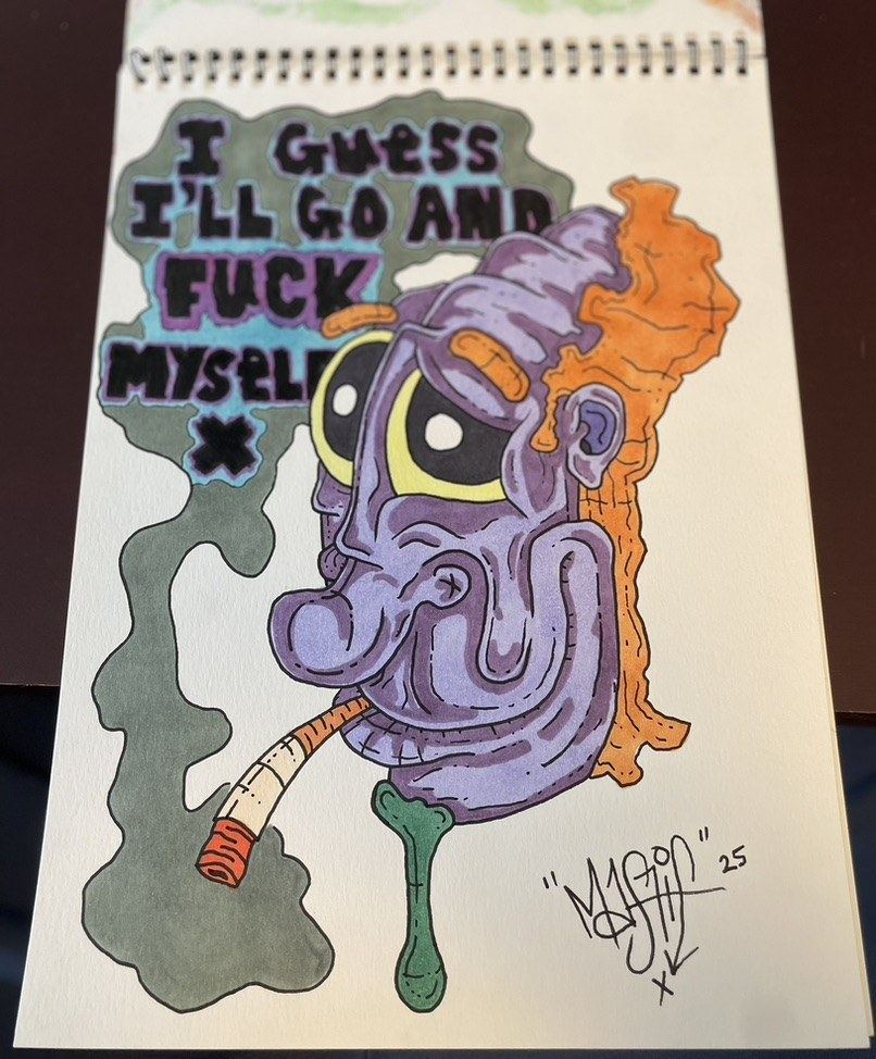 Mastif Designs original sketchbook piece