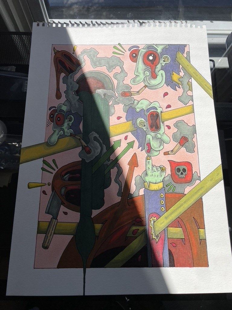Mastif Designs original sketchbook piece