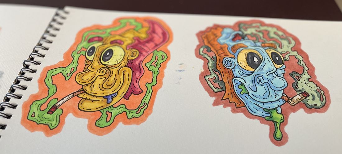 Mastif Designs original sketchbook piece