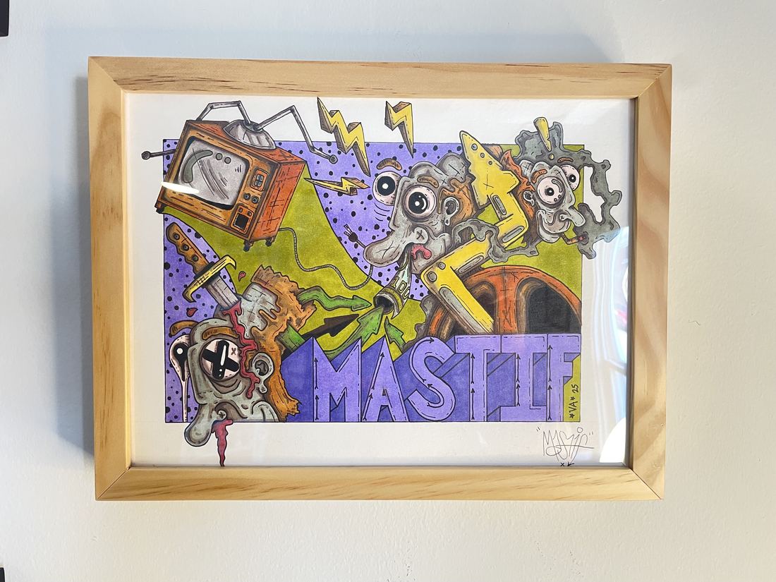Mastif Designs original sketchbook piece