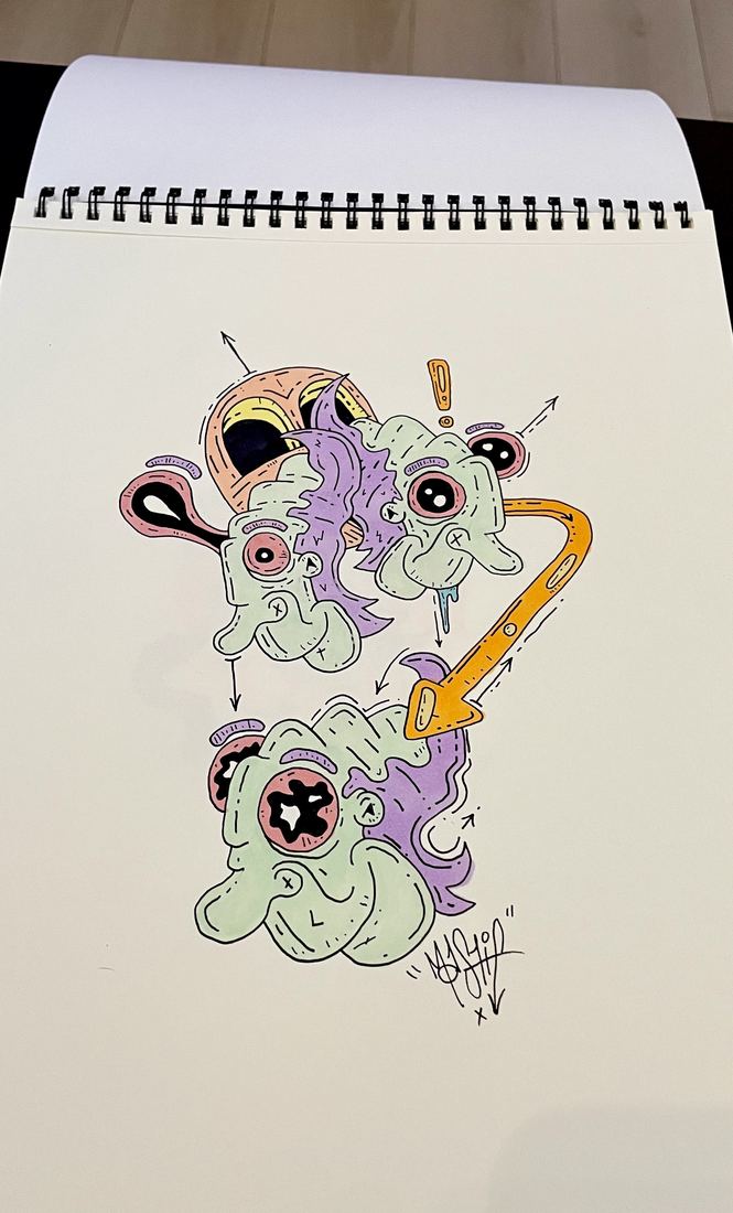 Mastif Designs original sketchbook piece