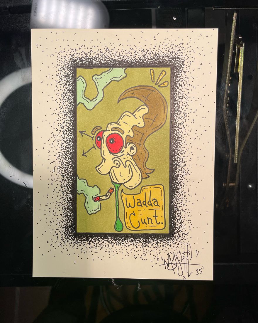 Mastif Designs original sketchbook piece