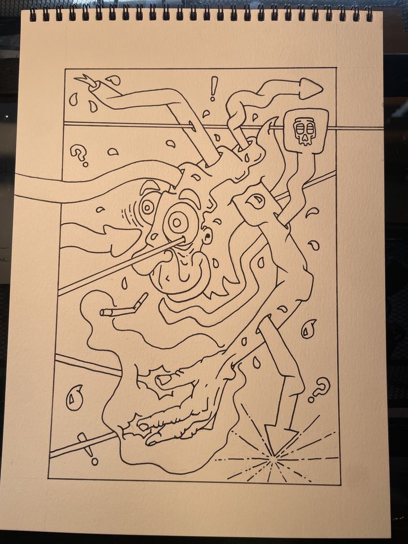 Mastif Designs original sketchbook piece