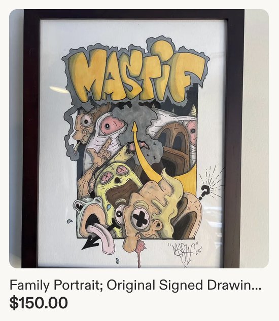 Family Portrait — Mastif Designs, for sale on Etsy