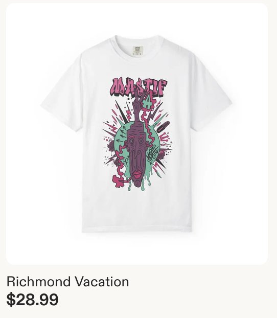 Richmond Vacation — Mastif Designs, for sale on Etsy